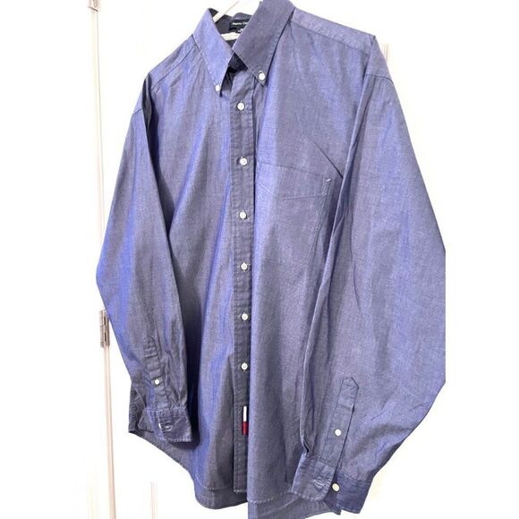 Tommy Hilfiger Regatta Classics Size‎ 16 34/35 Long Sleeve Button Down Shirt - Picture 1 of 5